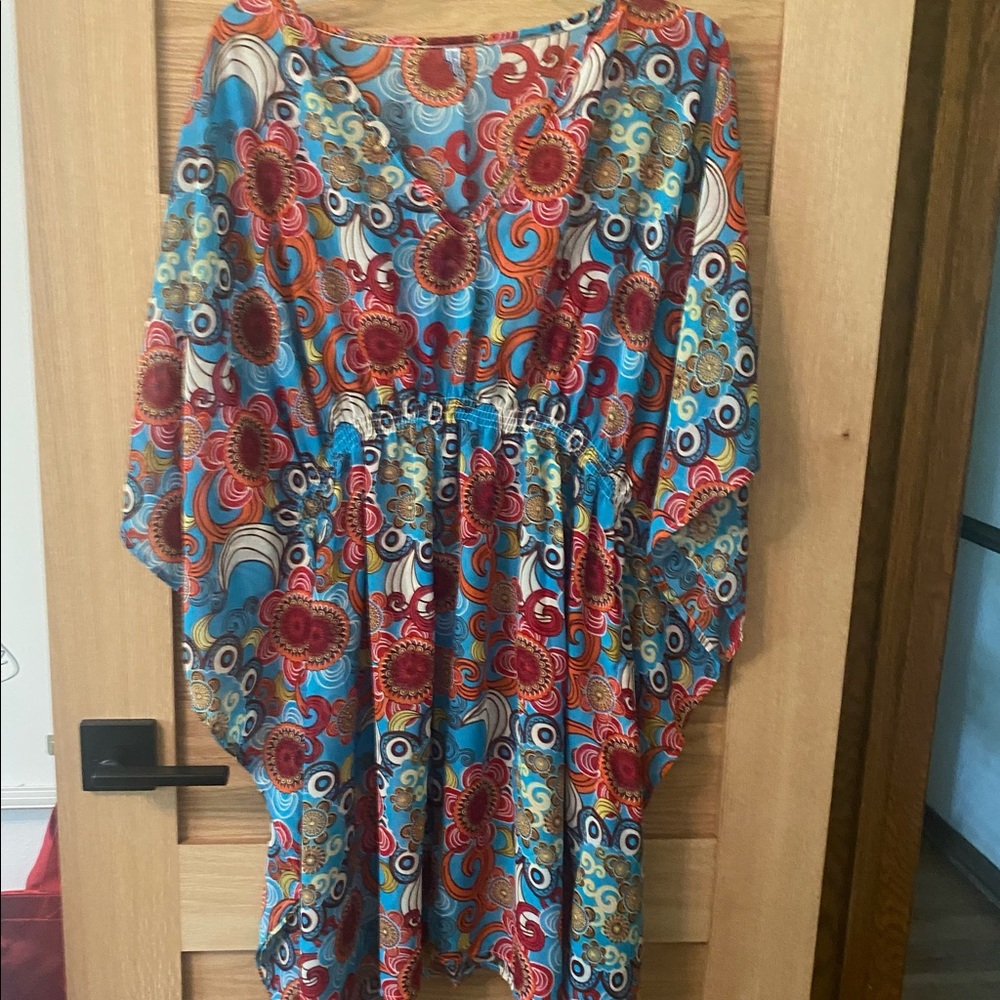 Swimsuit caftan cover-up, NWOT